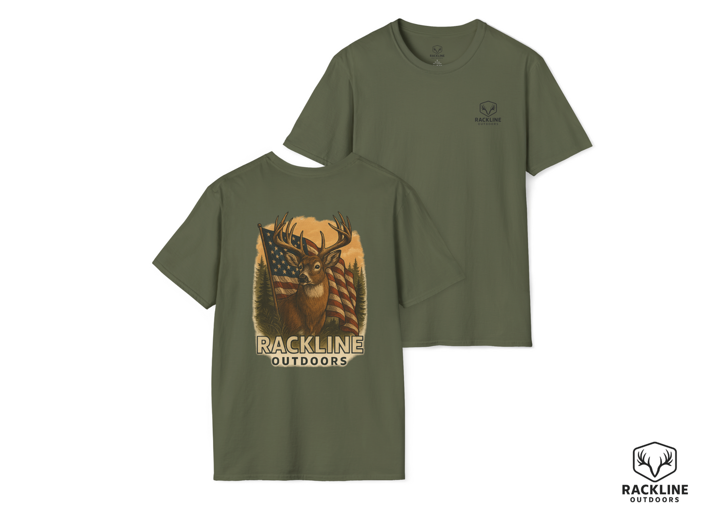RackLine Outdoors – “American Bruiser” Tee