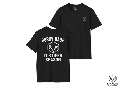 RackLine-“Sorry Babe, It’s Deer Season” Tee